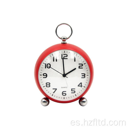 Diseño creativo moderno Reloj de cuarzo de metal personalizado de la base del círculo de hierro